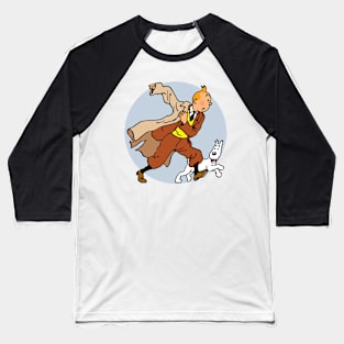 Tintin And Milou Baseball T-Shirt